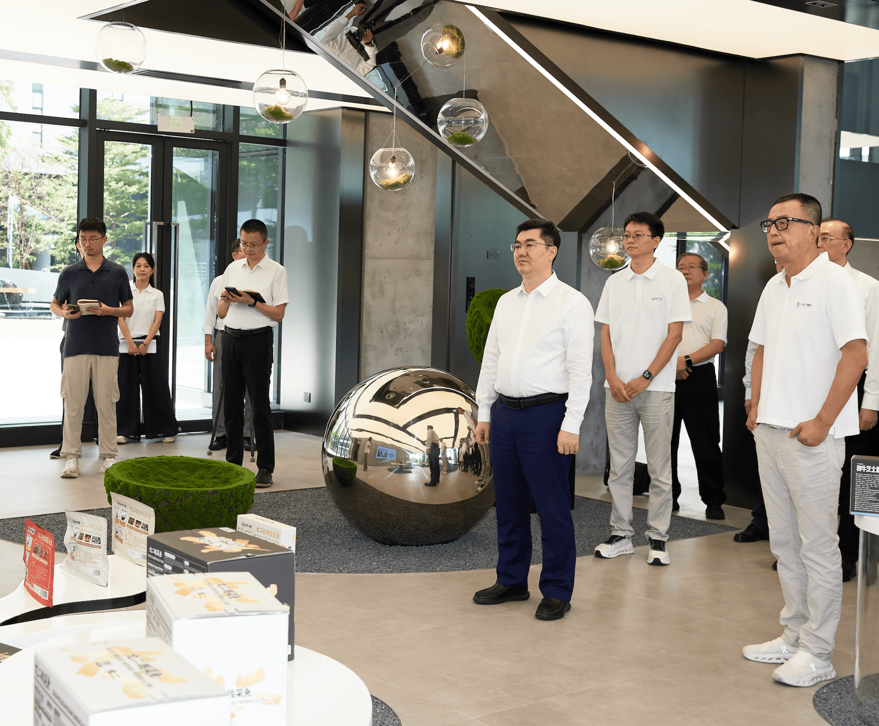 孙志洋市长调研华体会官网华体会官网首页登录登录_华体会（中国）
集团全国供应链中心基地